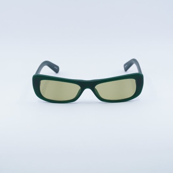 Jacquemus CAPRI JAC/55 C3 Sunglasses Matte Green Rectangle Frame, Green Lenses main image 5